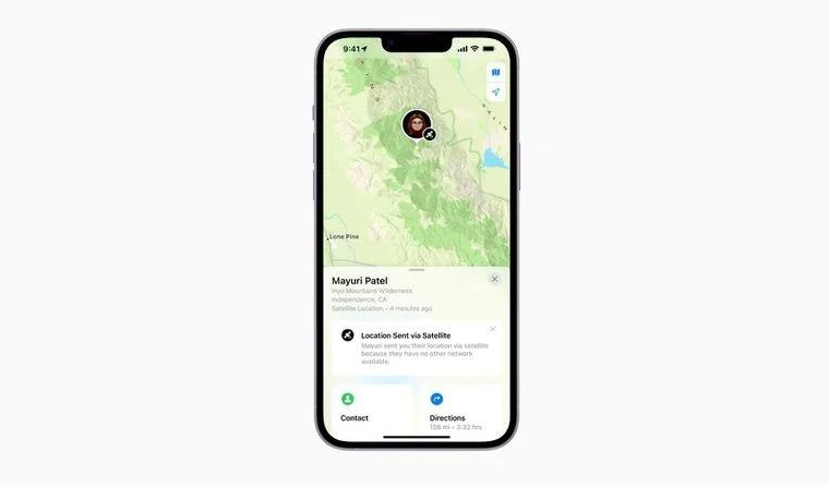彭阳苹果14维修分享iPhone14系列中 FindMy功能通过卫星分享位置方法教程 